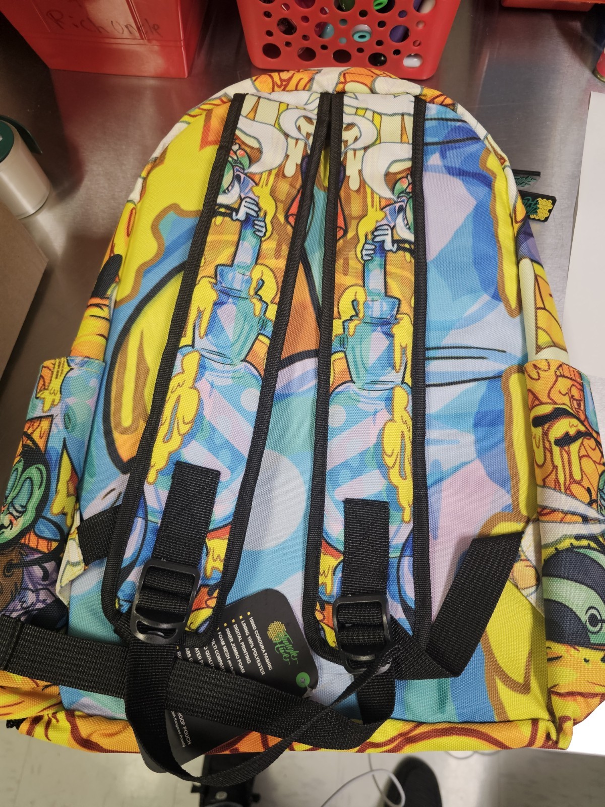 NEW JUNGLE HIVE Smell Proof Backpack – Stoner Art Design