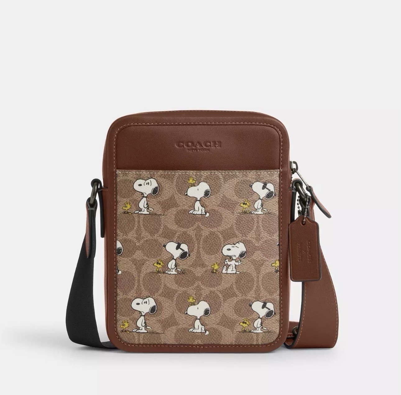 Coach X Peanuts Sullivan Crossbody Bag In Signature
