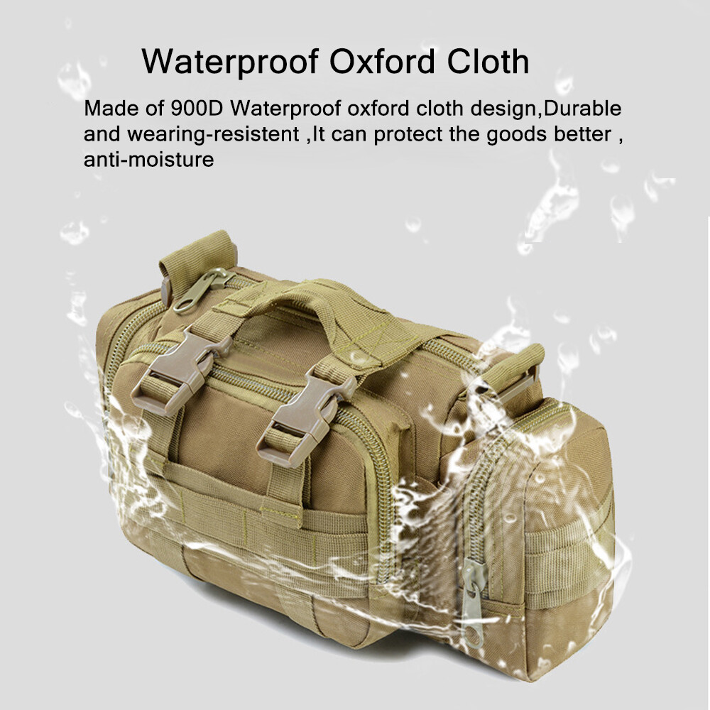 Tactical Waist Pack Molle Pouch Deployment Bag Utility Outdoor Camping Hiking
