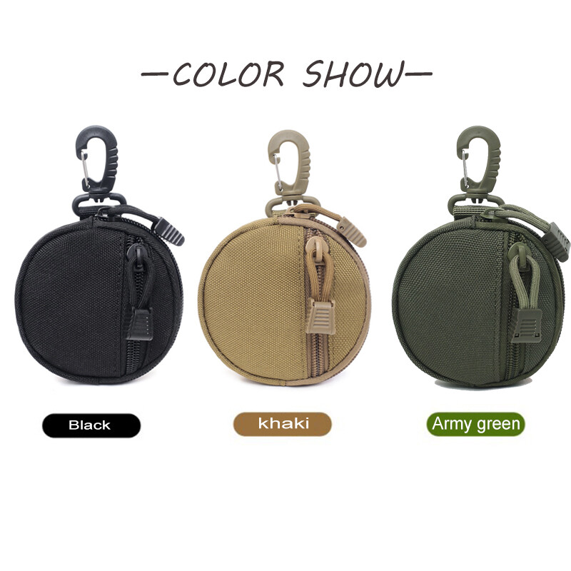 Tactical Wallet Pouch Portable Coin Pocket Waist With Clip Outdoor Bag EDC Purse