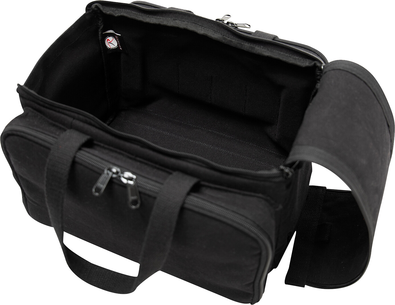 Black Canvas Tactical Shooting Range Bag Firearm Carry Gear