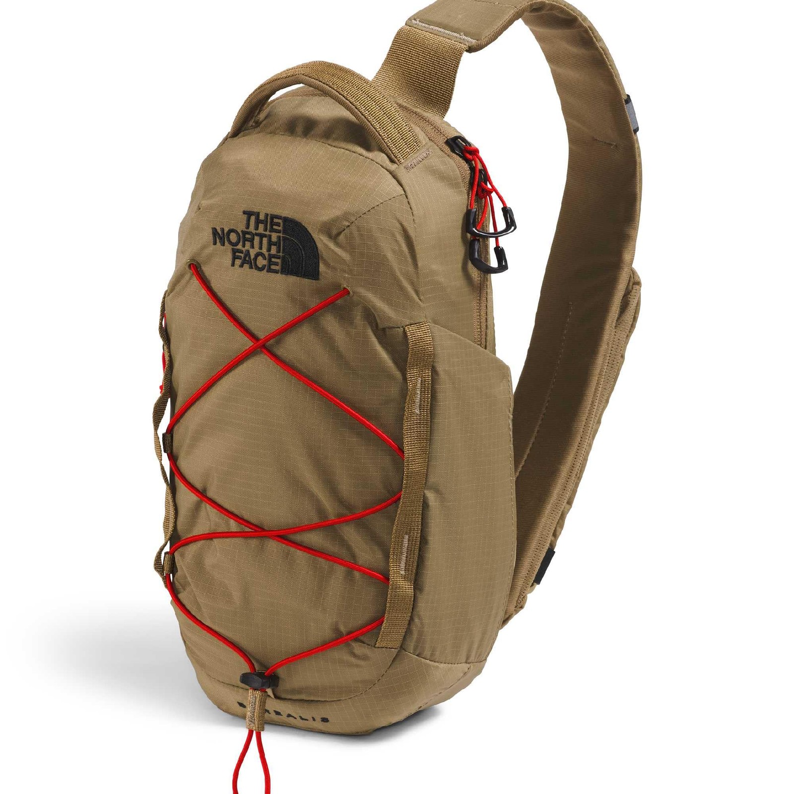 The North Face Borealis Sling Bag – Crossbody Bag, One Size, Cedar/Lava Red