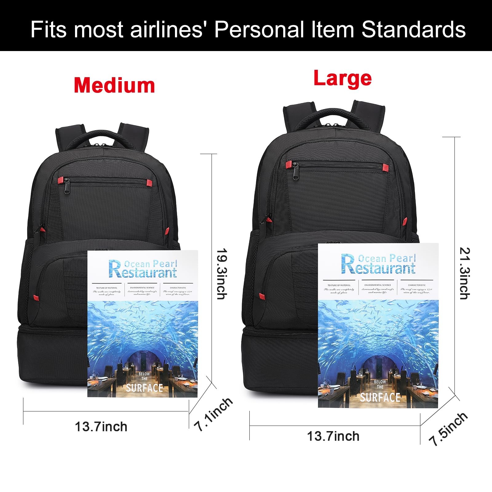 Gym Backpack for Men, Waterproof Sports Backpacks With Shoe Compartment Light…