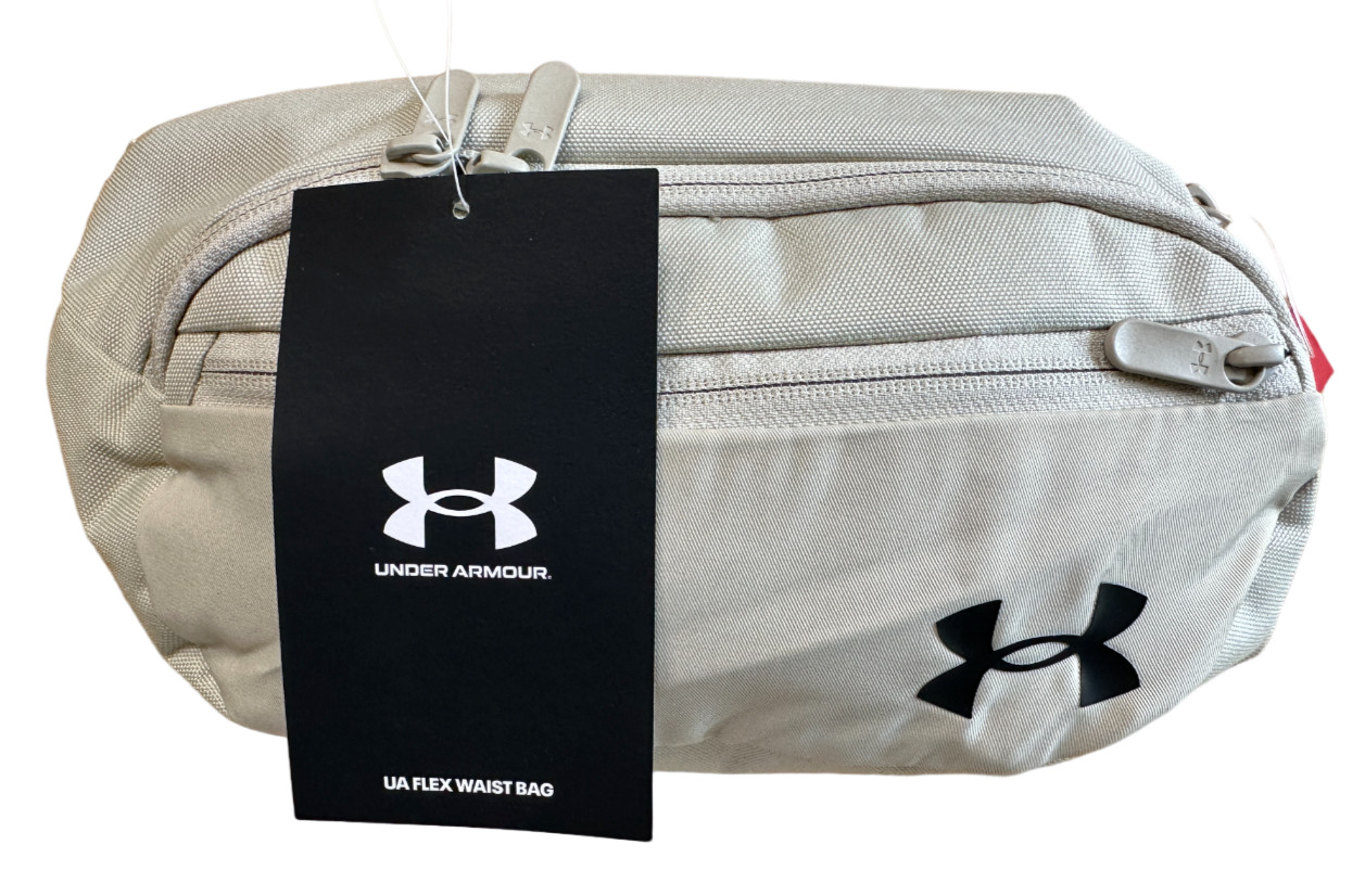 Under Armour Unisex UA Flex Waist Bag Sling Hip Fanny Pack Khaki 1364190-289 NWT