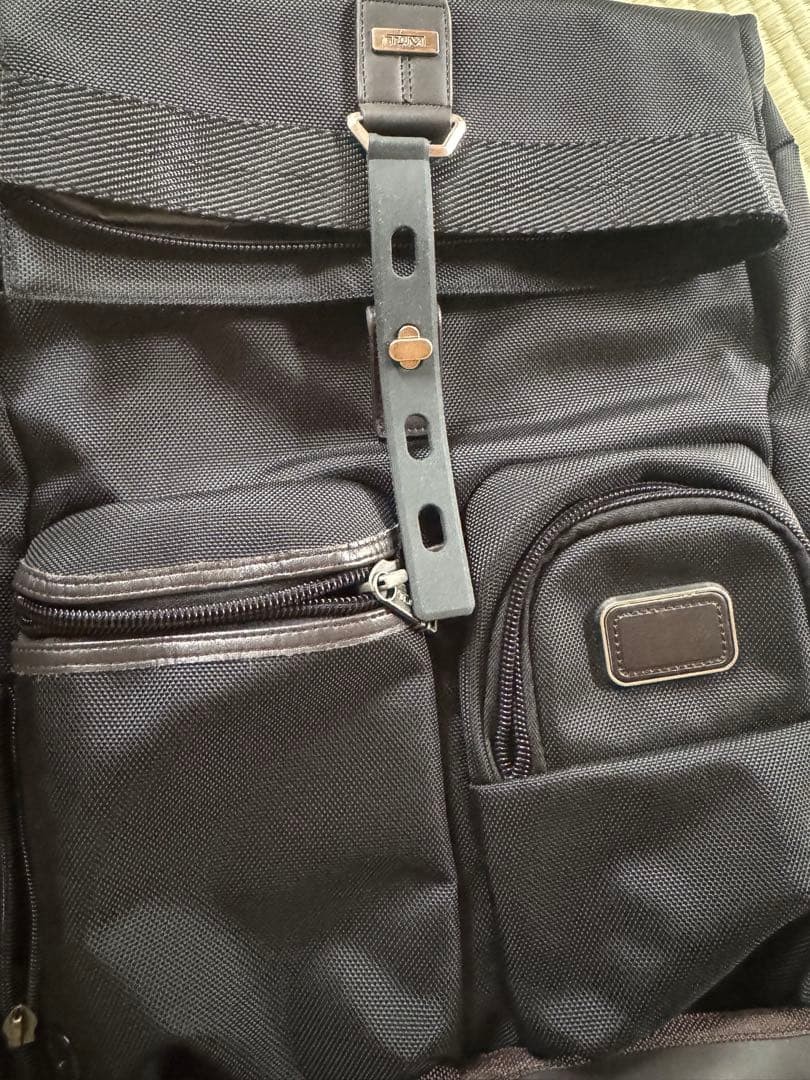 TUMI 222388HK2 Luke roll top backpack black men s
