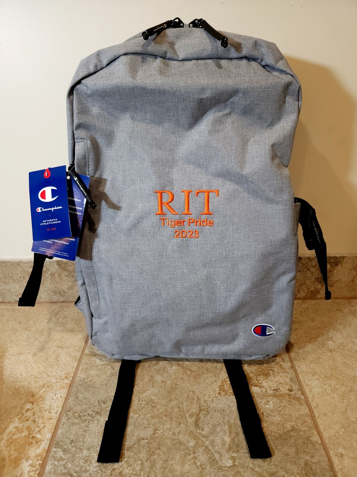 Champion | RIT Rochester Institute Of Technology Tiger Pride 23 Backpack Bag NEW