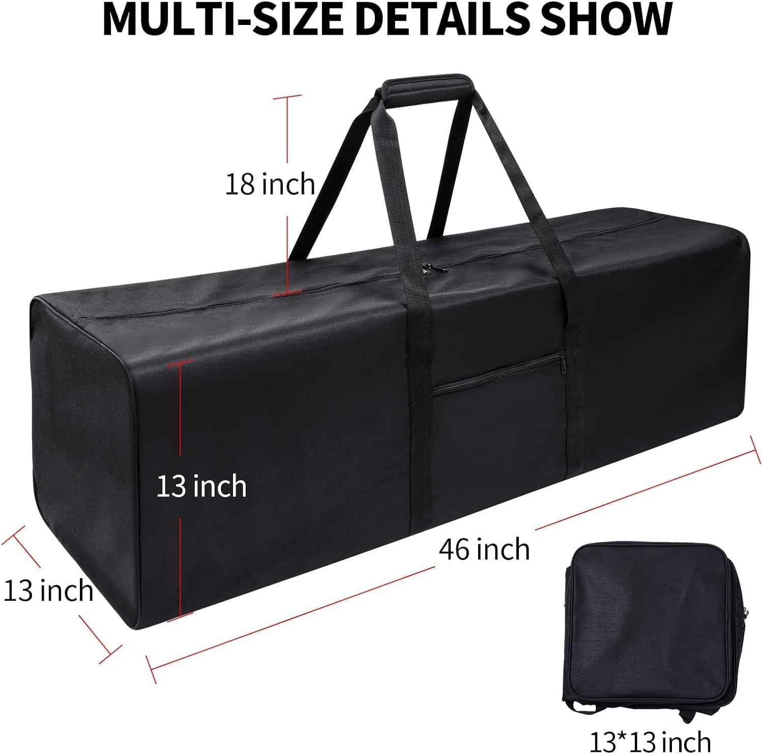 46 Inch Extra Large Duffle Bag for Travel, Sports Gear Storage Bag