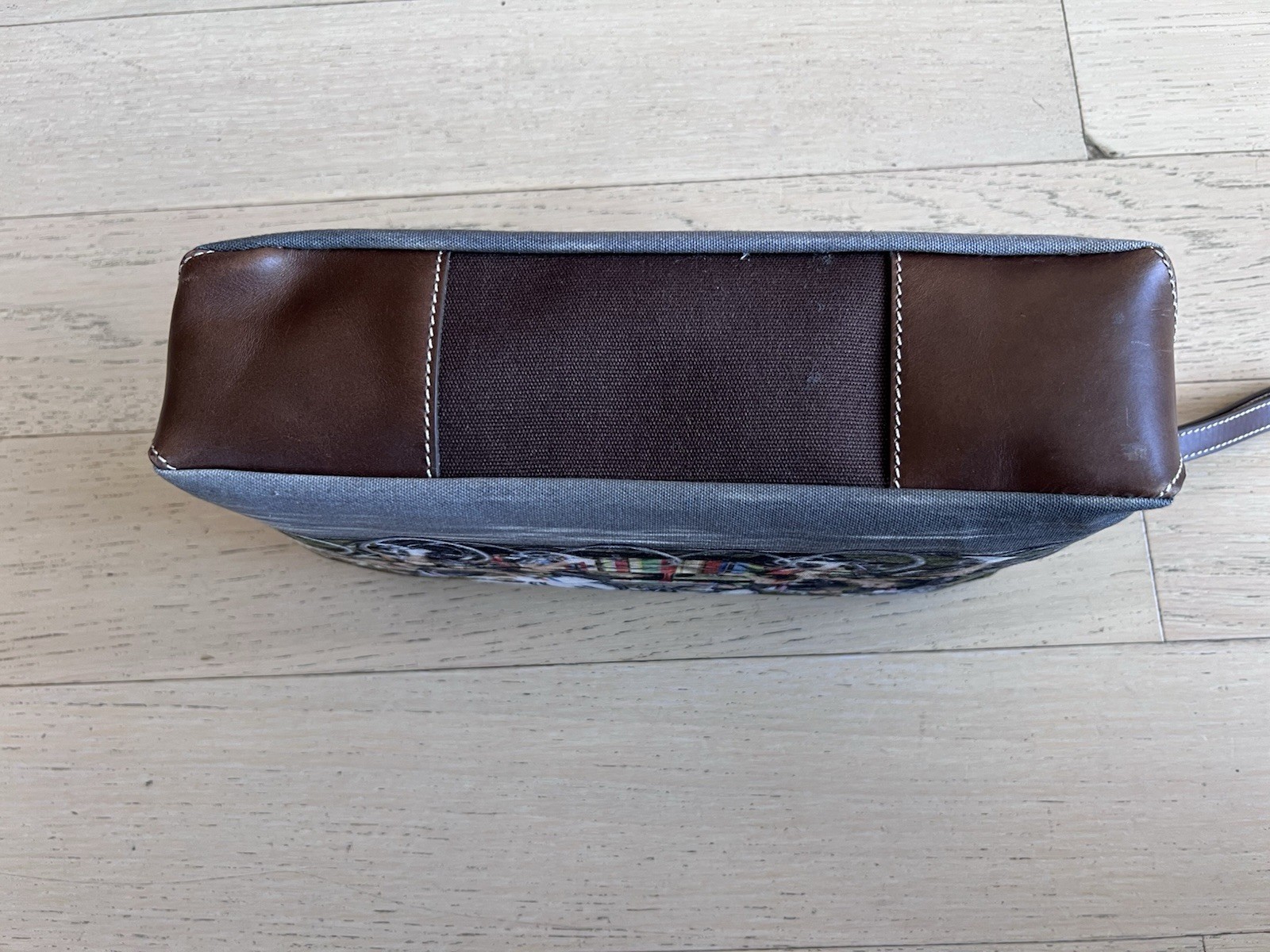 Paul Smith /Rapha Condor Sharp LE Mini Cooper Canvas Leather Wash Dopp Kit Bag