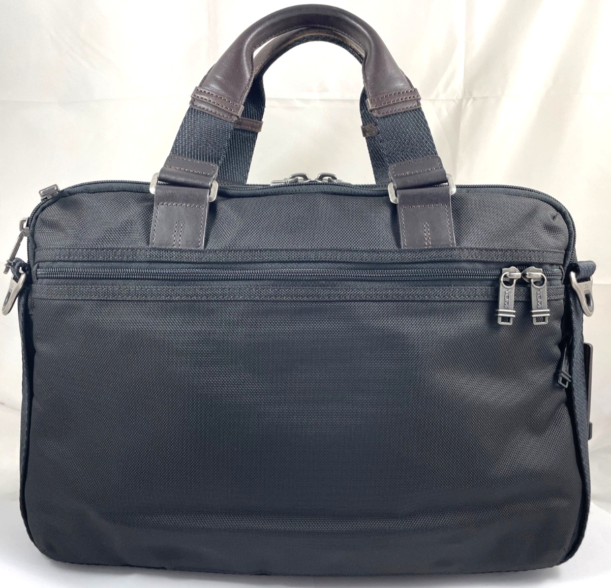 Tumi Alpha Bravo Pinckney Flap Briefcase Laptop Carry Bag Black 222634HK2 $445