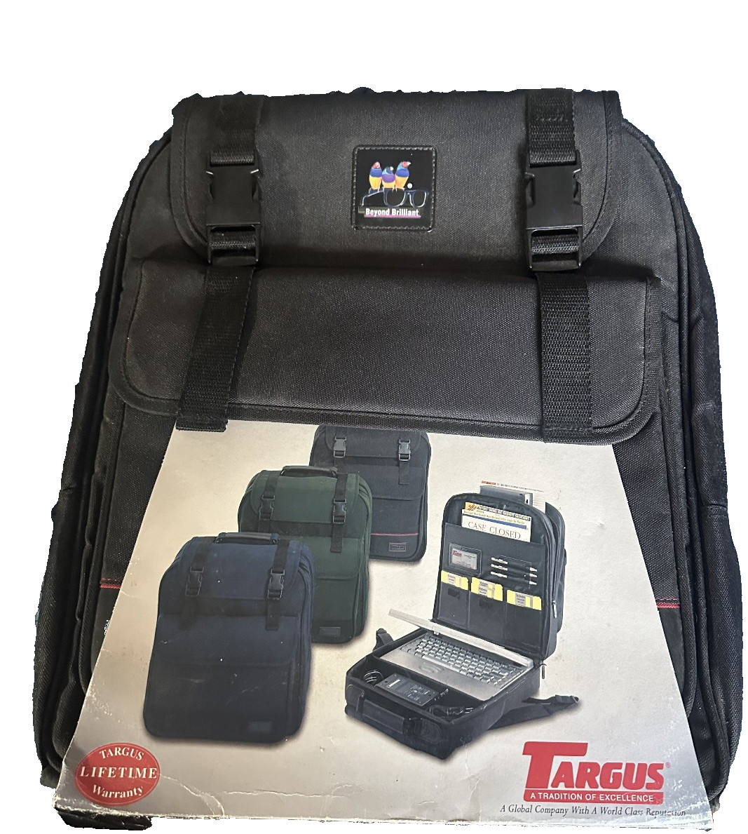 Targus CCB1 Backpack 15″ Padded For Notebook Laptop Business College Book Bag