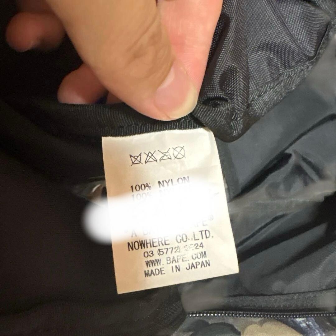A BATHING APE Backpack Real Tree Camo Vintage Authentic From Japan