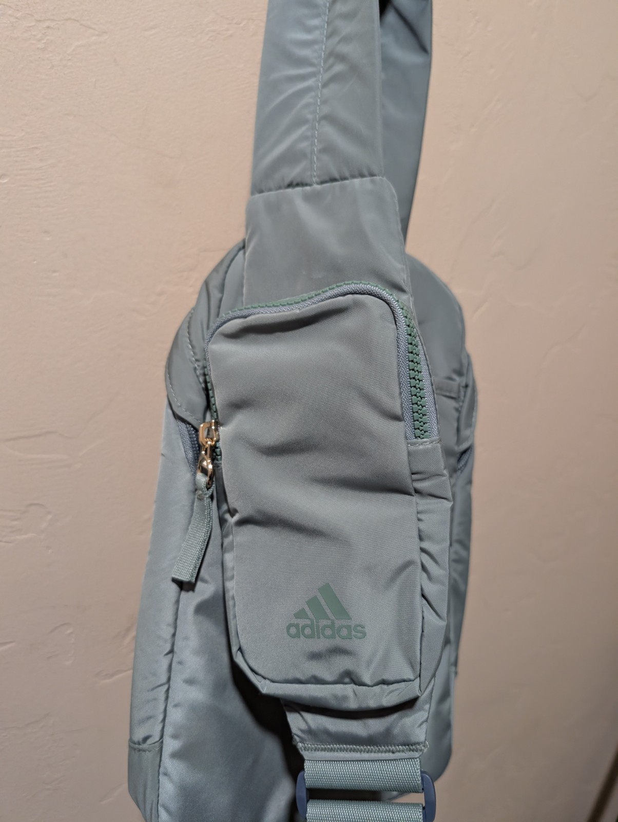NWT Adidas Essentials 2 Sling Crossbody Sage Green Sling Bag
