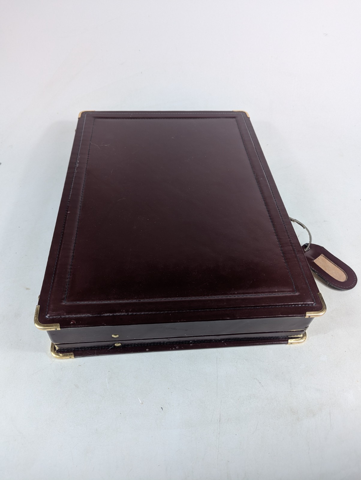 Vintage Creative House genuine Leather Locking Briefcase