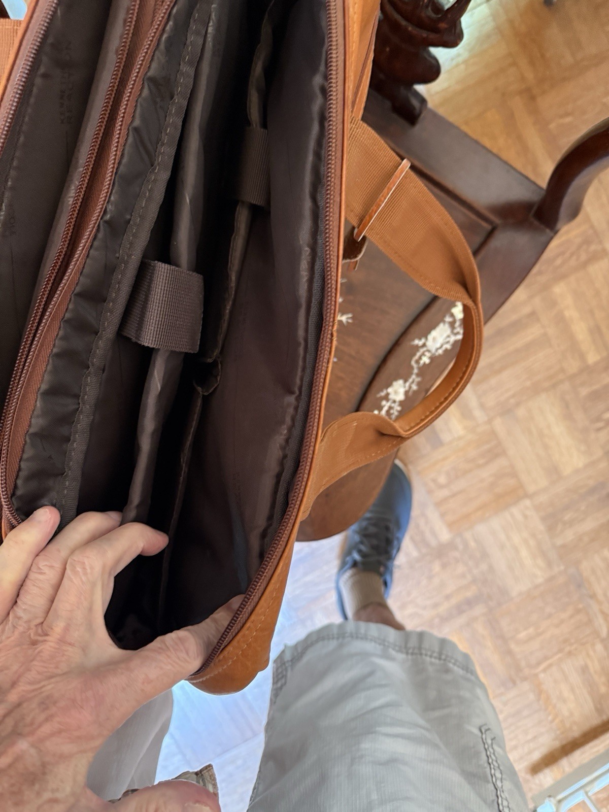 Leather Briefcase Bag