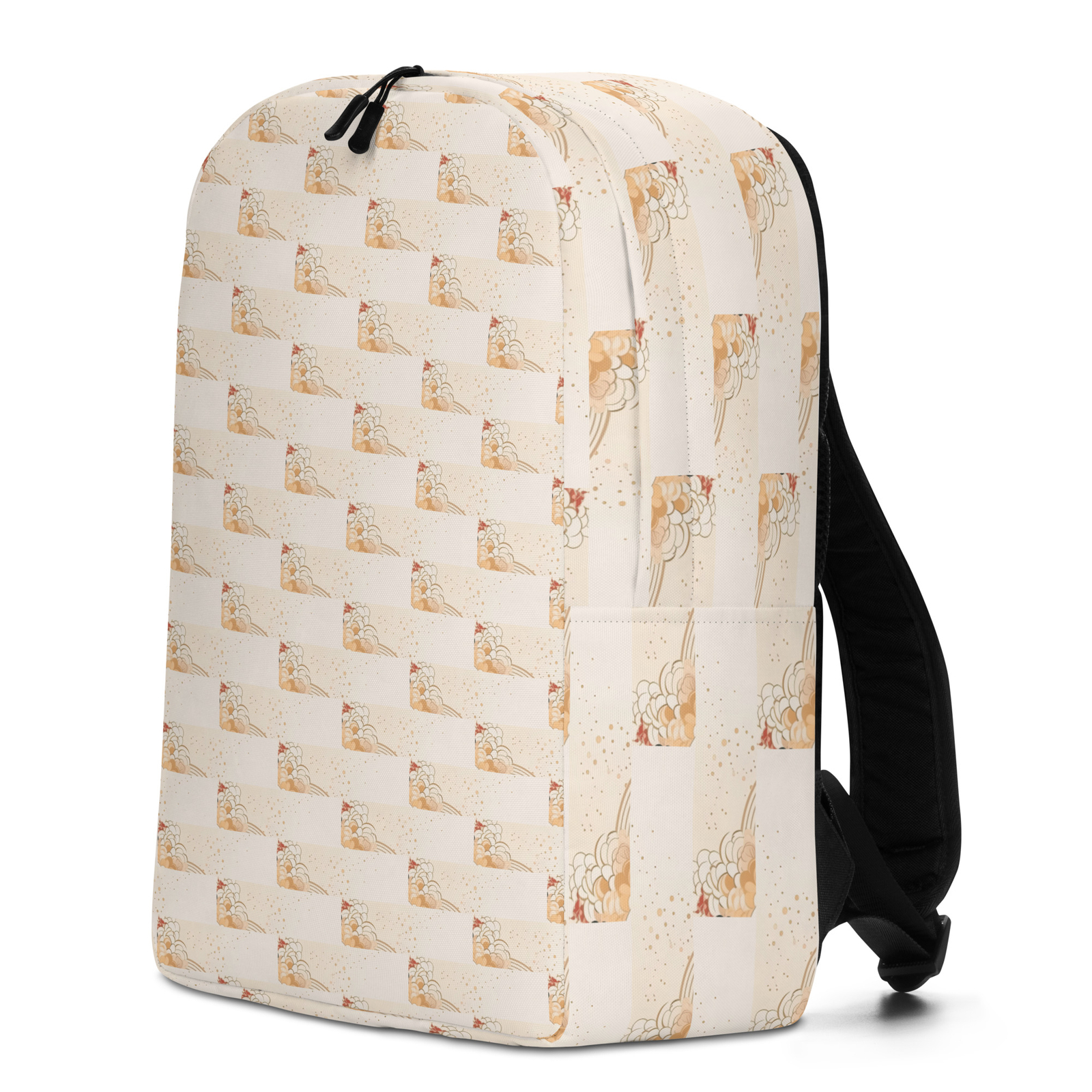 Minimalist Backpack Traditional Japanese Patterns