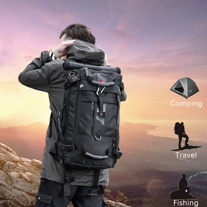 Multifunctional 40L Men Backpack Travel Bag Large Capacity Versatile Travel Bag