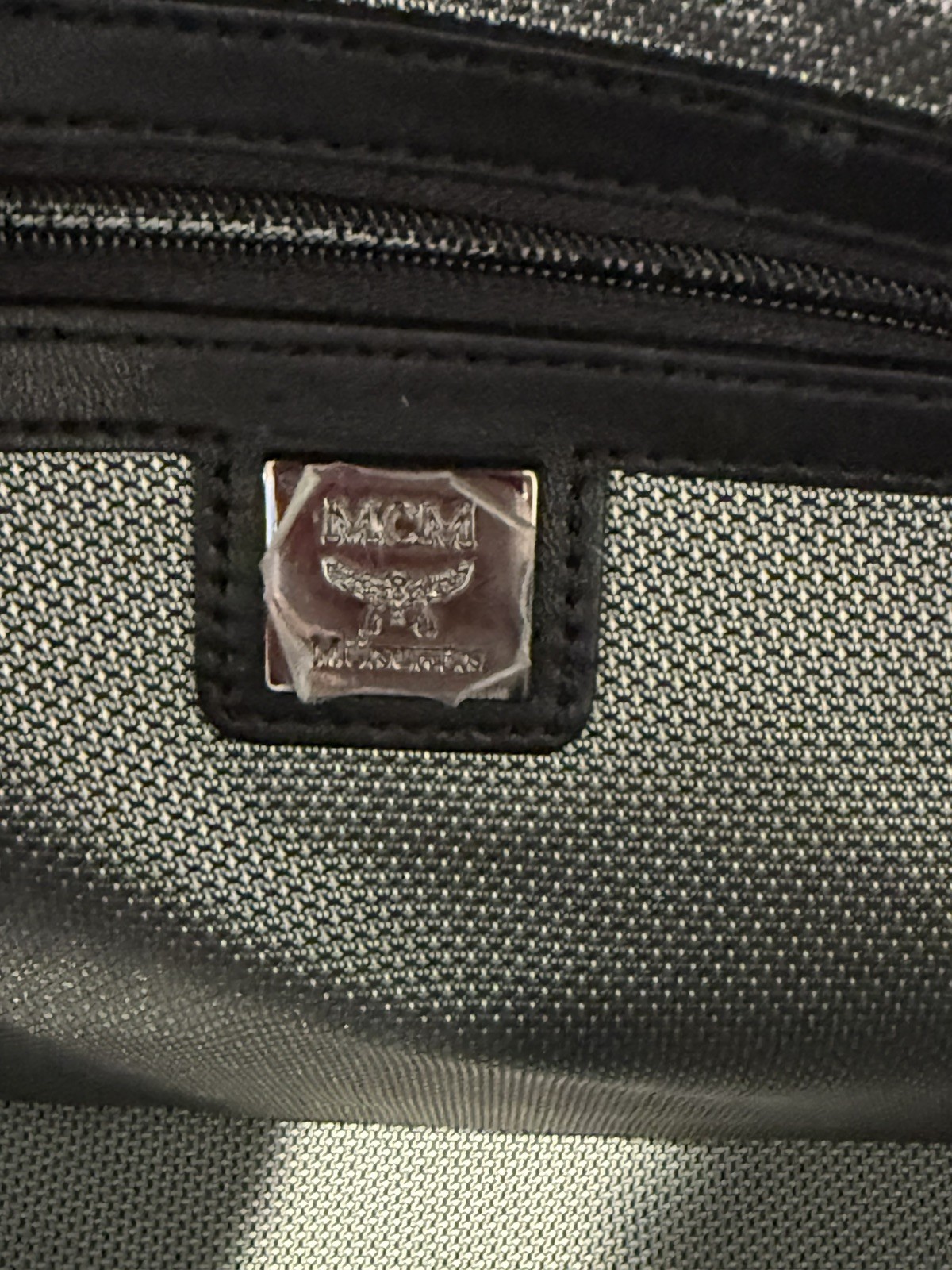 MCM Black Leather studded Backpack M Size – New without tags