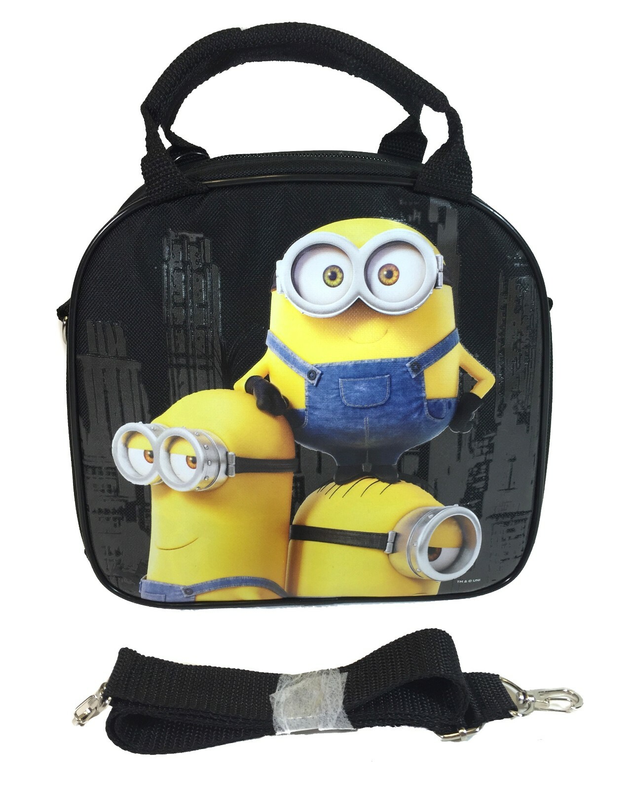 Despicable Me Minions Authentic Licensed insulated Lunch Bag (Black)