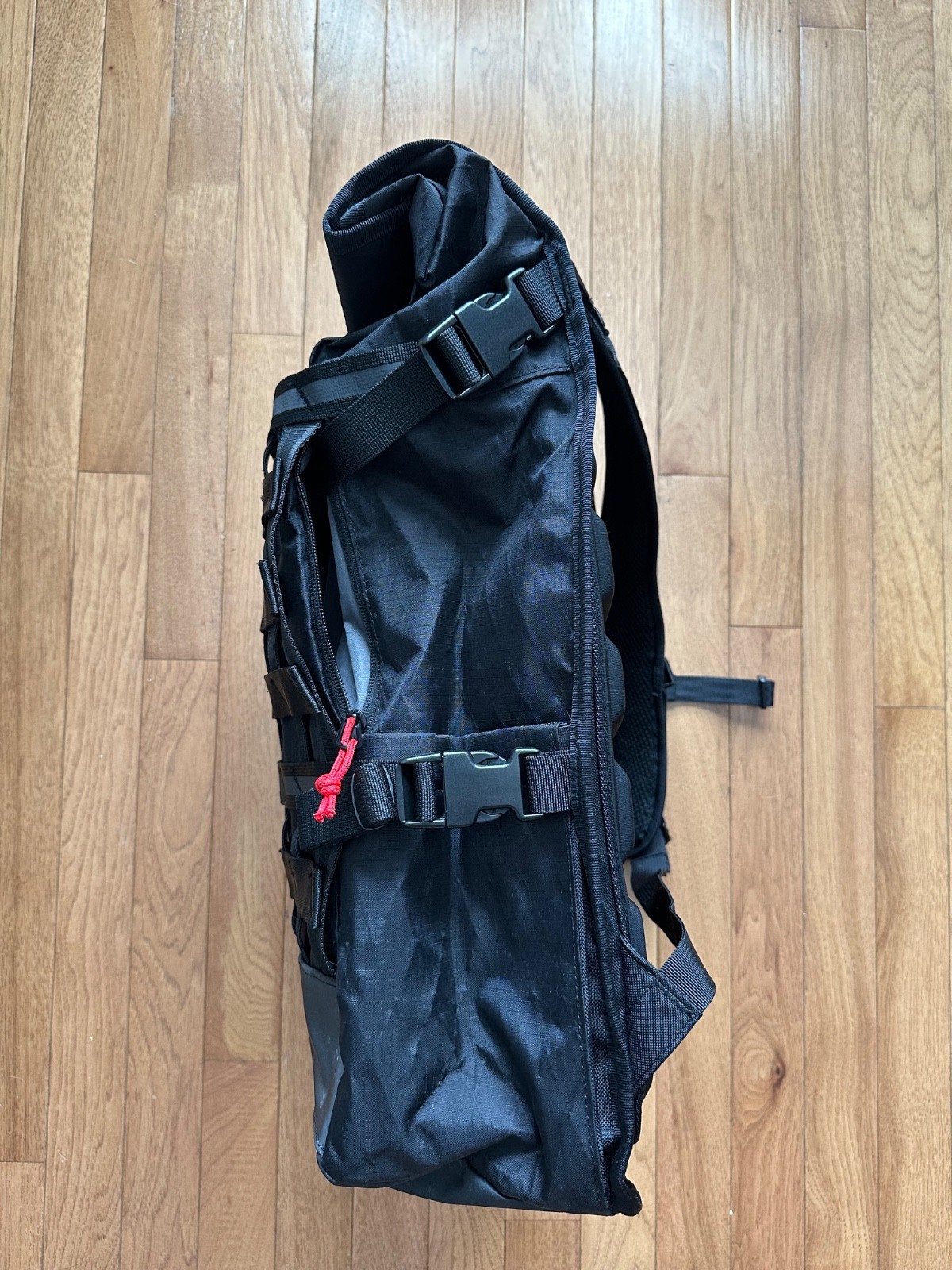 Chrome Industries Barrage 22L Waterproof Roll-Top Backpack XRF Reflective Black