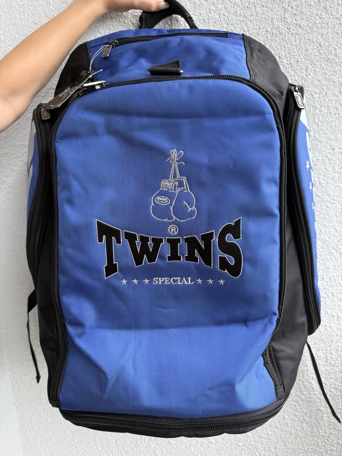 Twins Special Black And Blue Backpack
