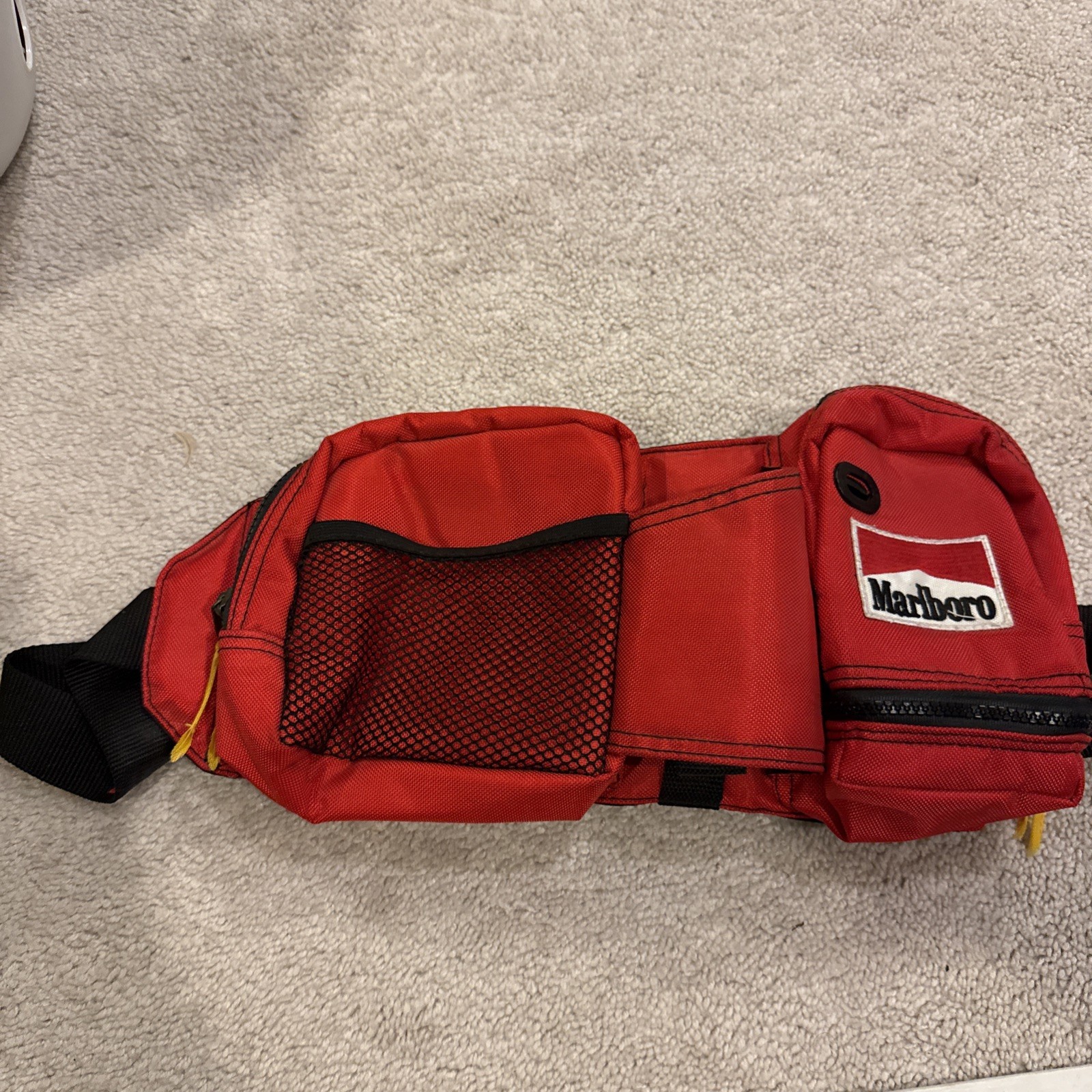Vintage 90’s Marlboro Adventure Team Red Fanny Pack Outdoor Waist Bag Crossbody