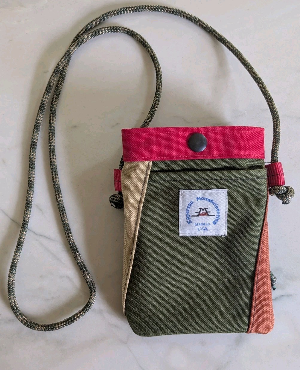 EPPERSON MOUNTAINEERING Sacoche Shoulder Bag Crossbody Cord Strap MultiColor EUC