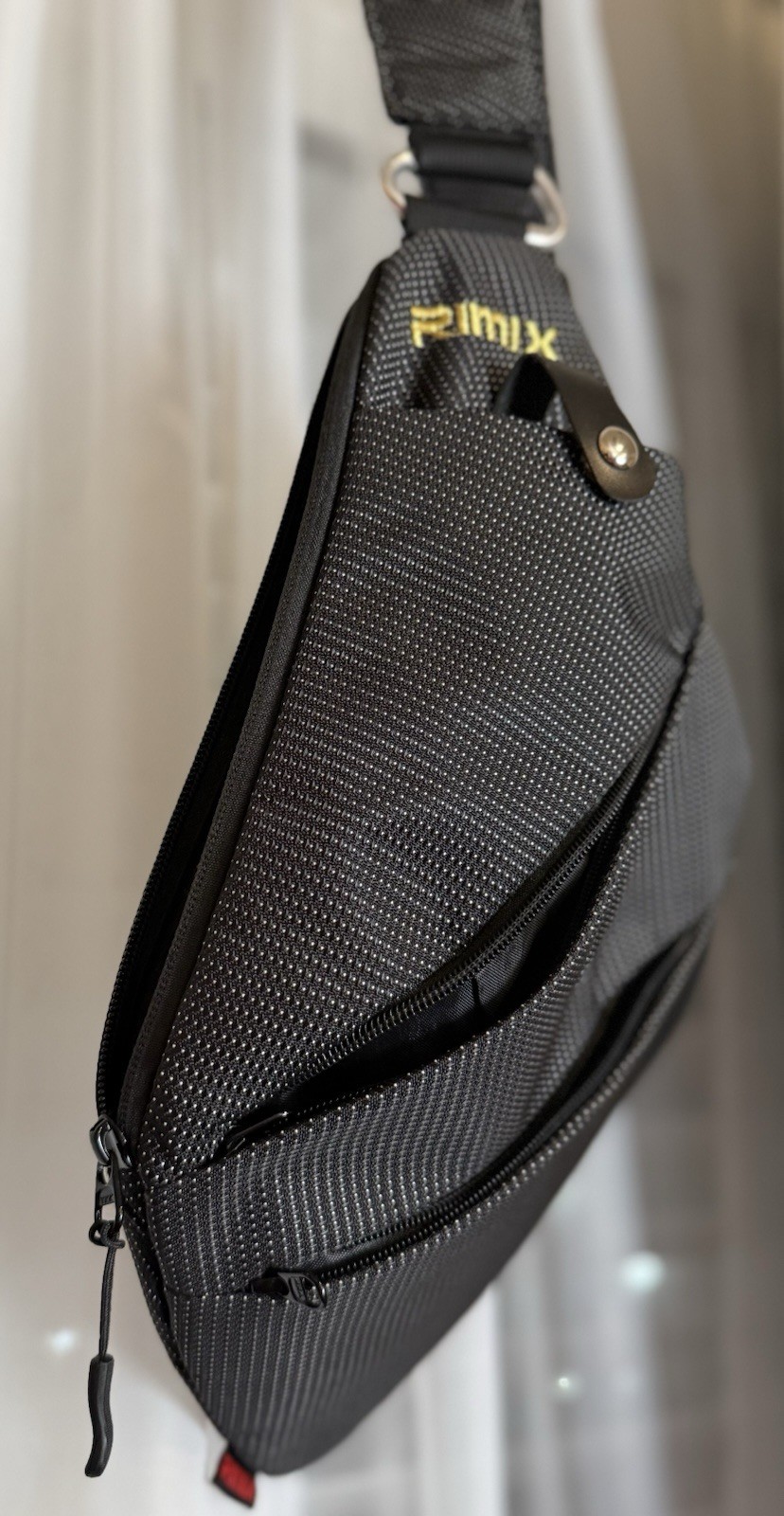 Durable Anti-Thief Sling Tactical Bag w/ Adjustable Straps Secret Pockets