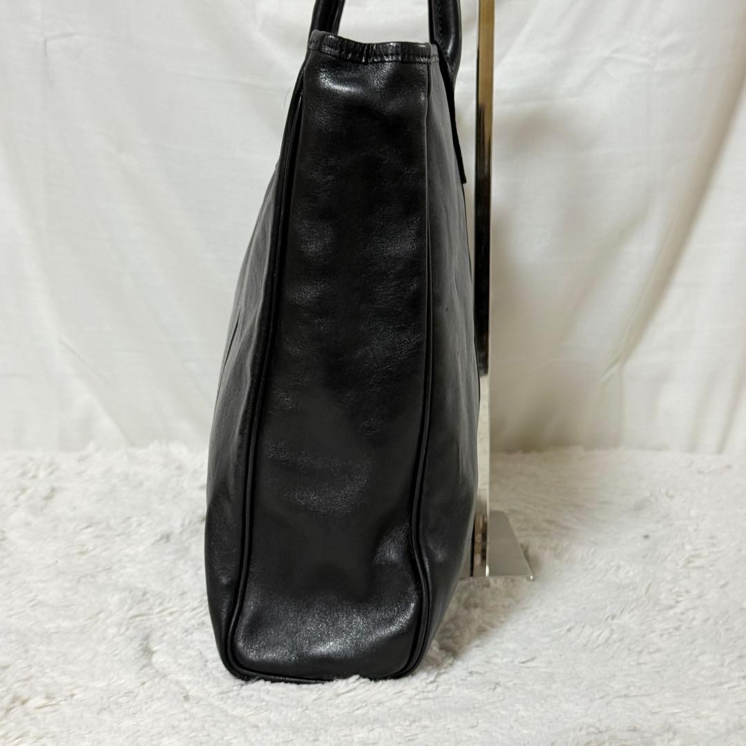 Authentic Burberry Black Label Leather Business Tote Bag 31.5cm x 42cm x 7.5cm B