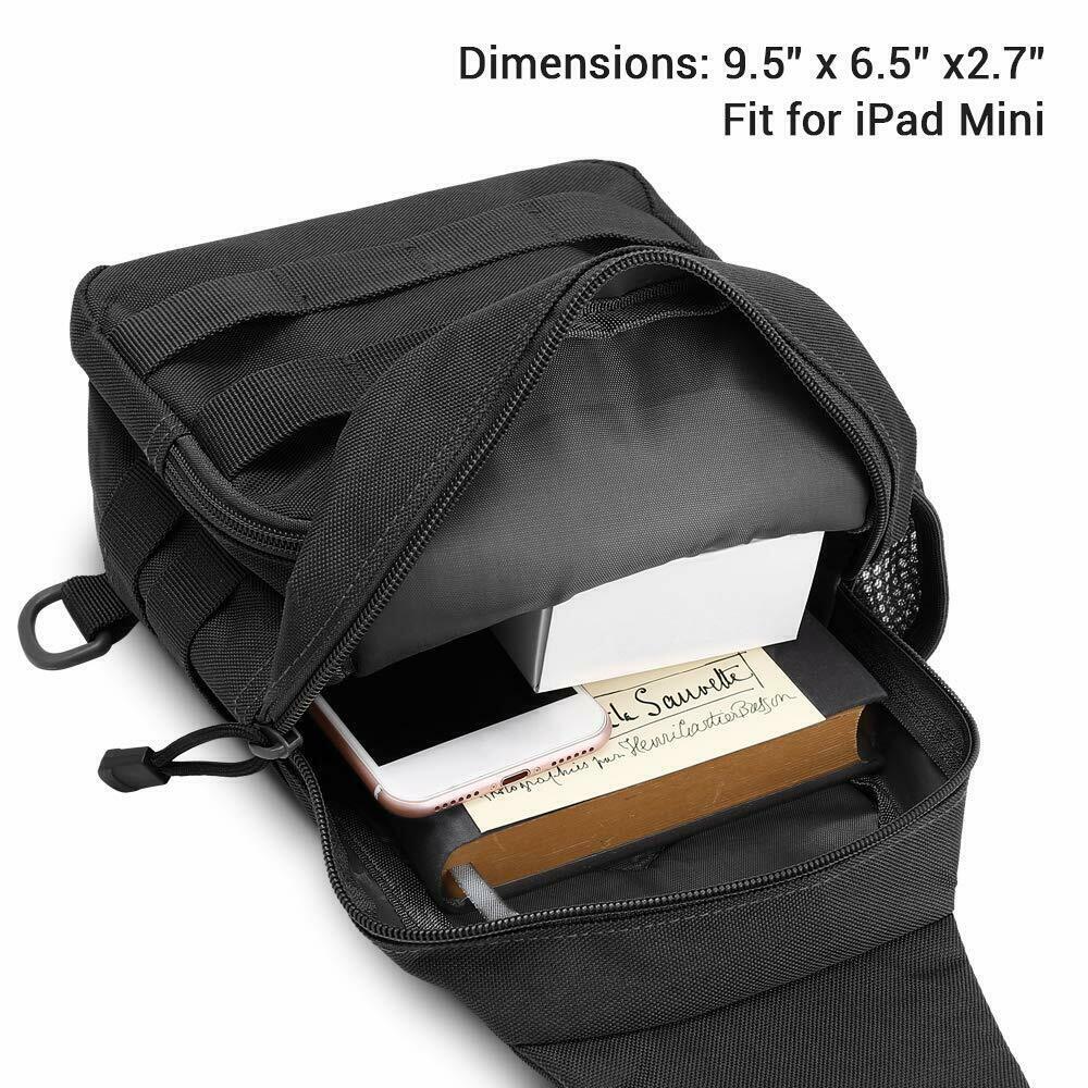 Men’s Sling Bag Backpack Cross Body Backpack Shoulder Bag for Caming Fishing