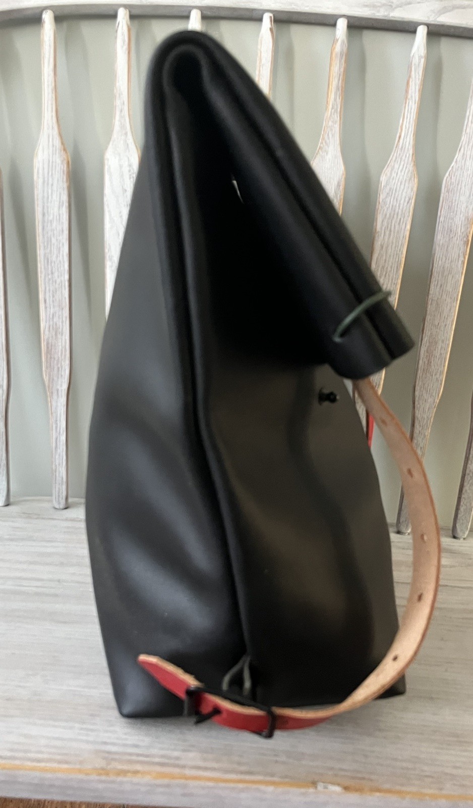 Mifland Leather Goods Rolltop Backpack Rucksack Bag USA Made Adjustable New $460