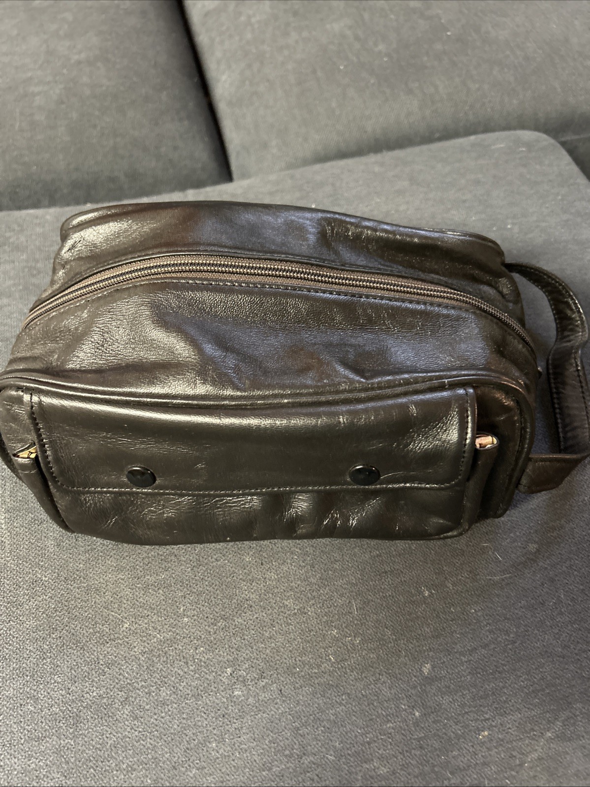 Hit Leather Dopp Kit – Toiletry Travel Bag