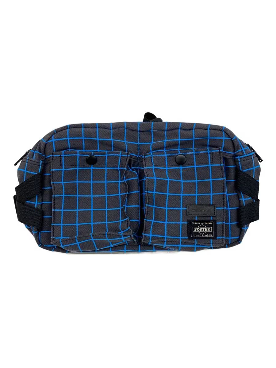 PORTER Harman Miller Waist Bag BLK Check