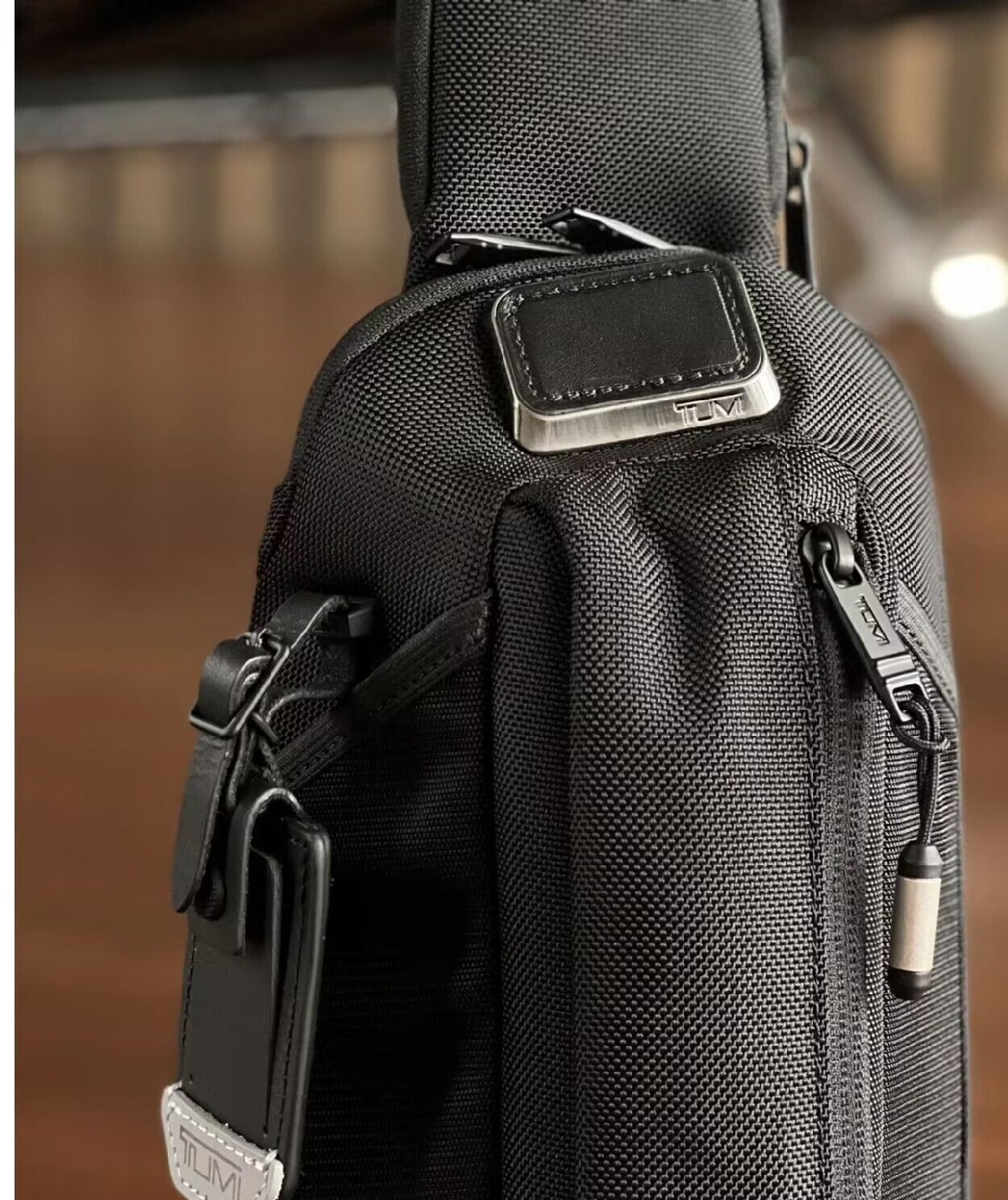 TUMI ALPHA BRAVO Esports Pro Sling Crossbody Bag Black Outlet products 24062