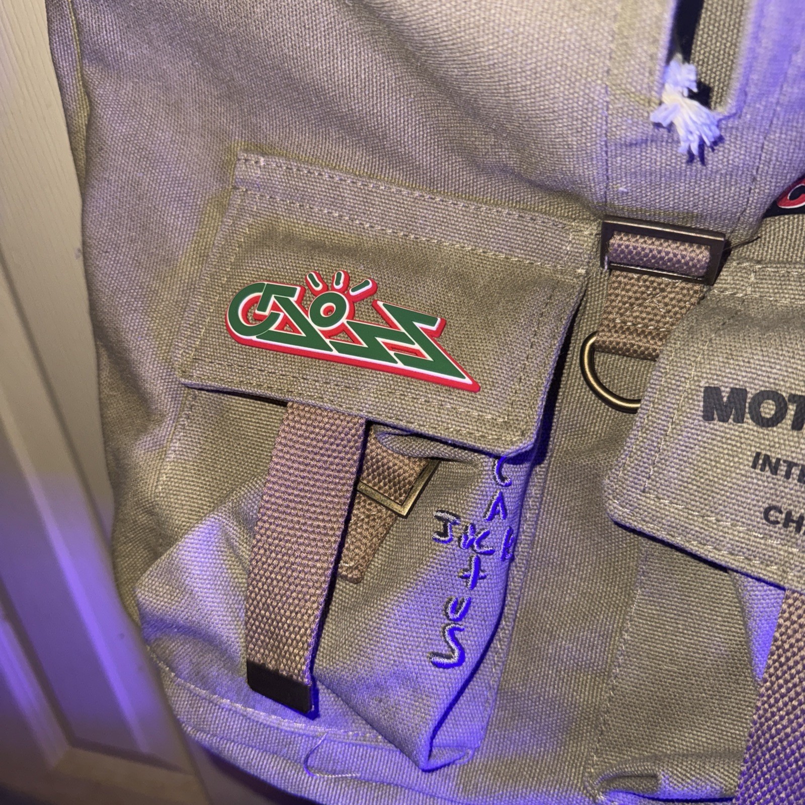 Travis Scott Cactus Jack Canvas Backpack