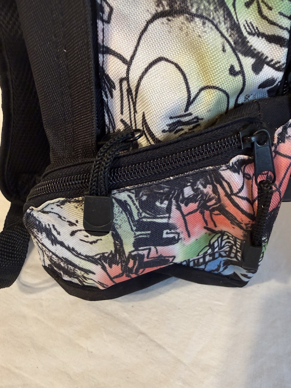 vintage Marvel Comics Backpack School Laptop Bag 2012 Ironman Hulk Spiderman