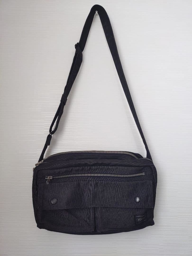 PORTER YOSHIDA SMOKY Shoulder Bag Black Japan Authentic