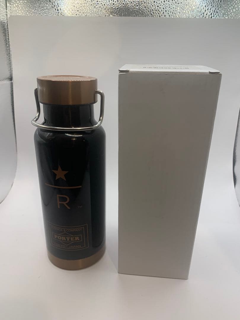 PORTER Starbucks Reserve stainless steel bottle copper black