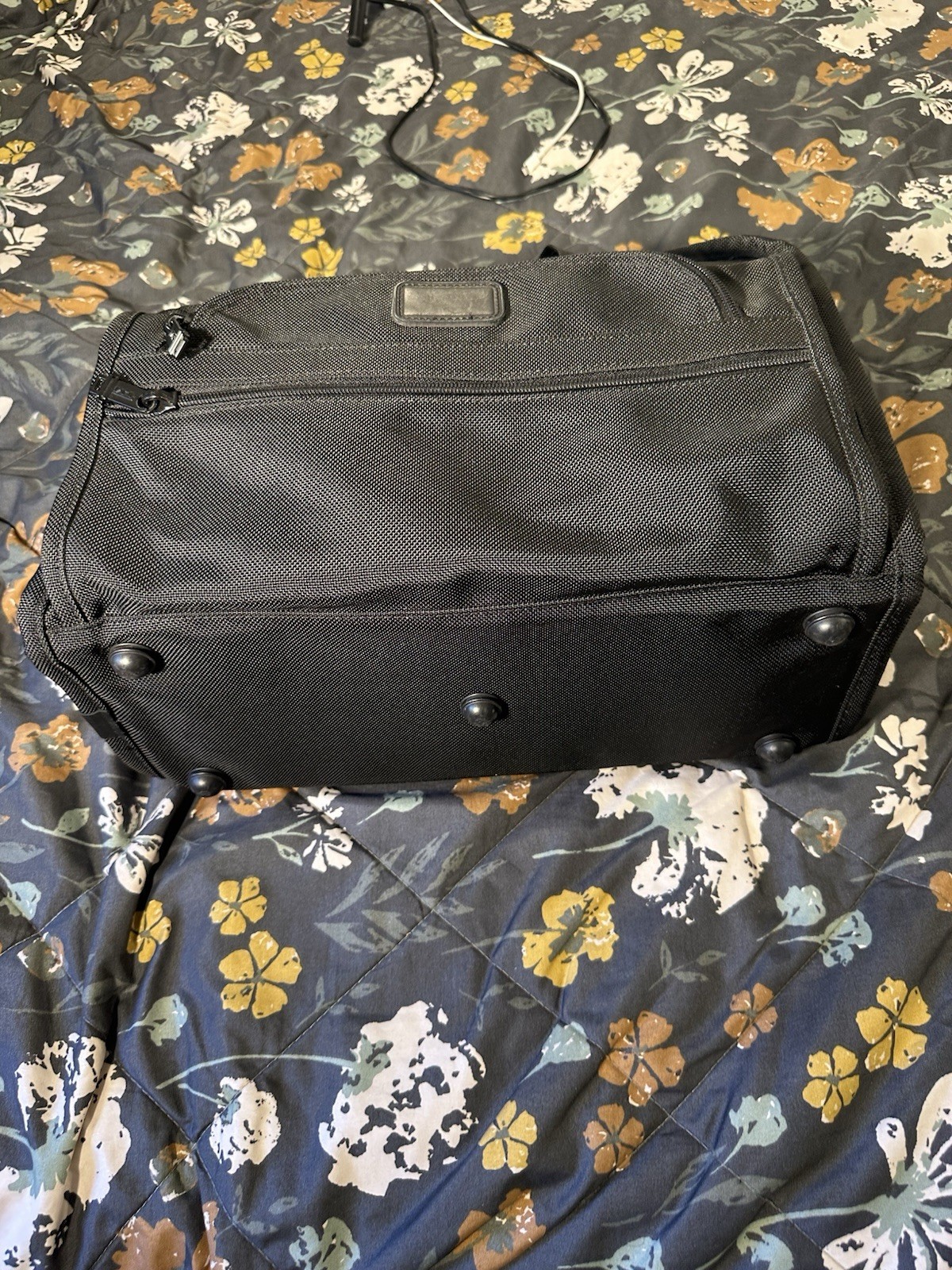 Tumi Alpha Ballistic Nylon Duffle Bag Black, Carry-On, Weekender, No Strap