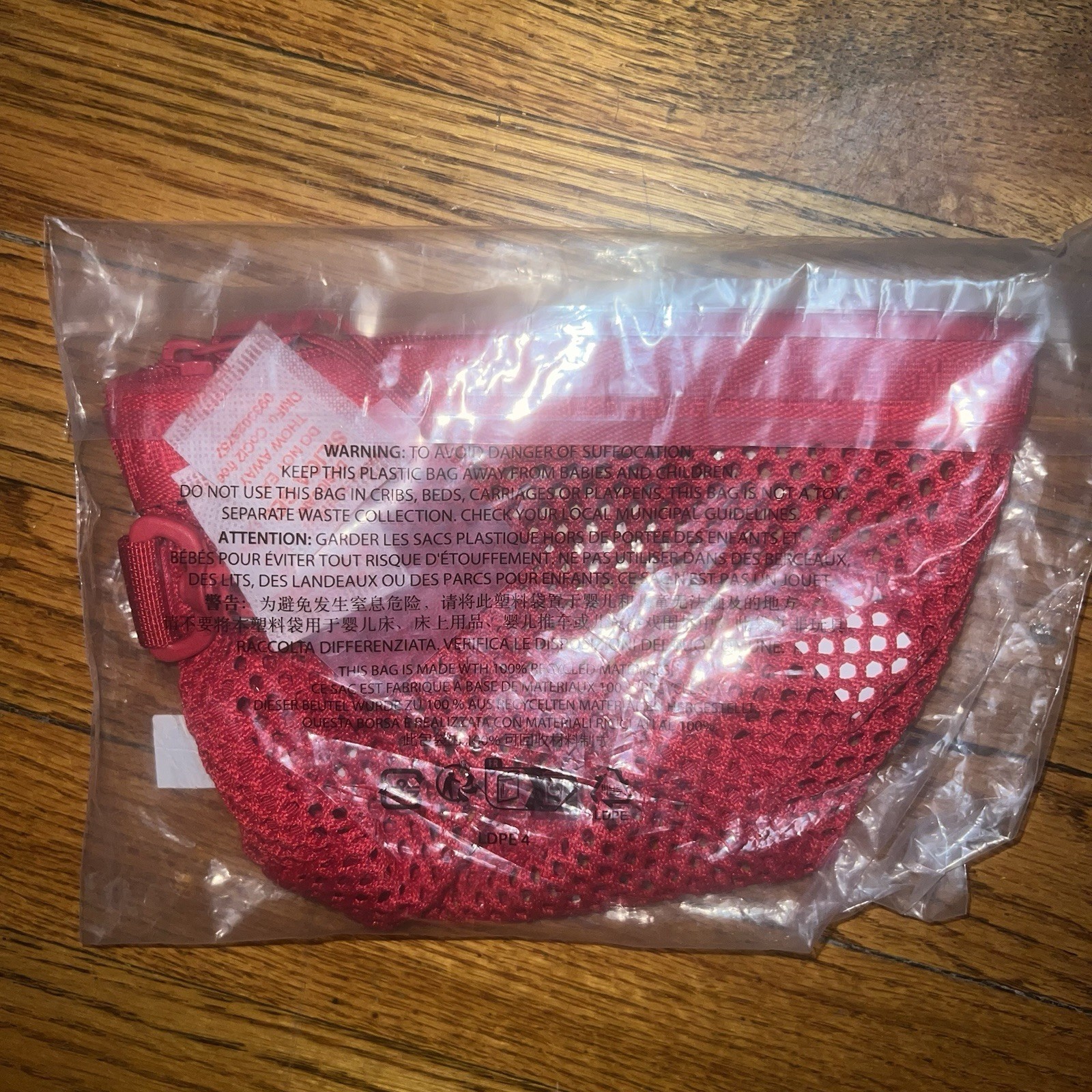 Supreme Mesh Mini Pouch SS25 Red