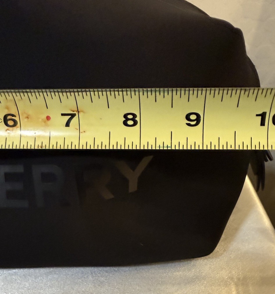 Burberry Black Toiletry Bag Case Cosmetic Shaving Travel Pouch GWP Unisex NWOT