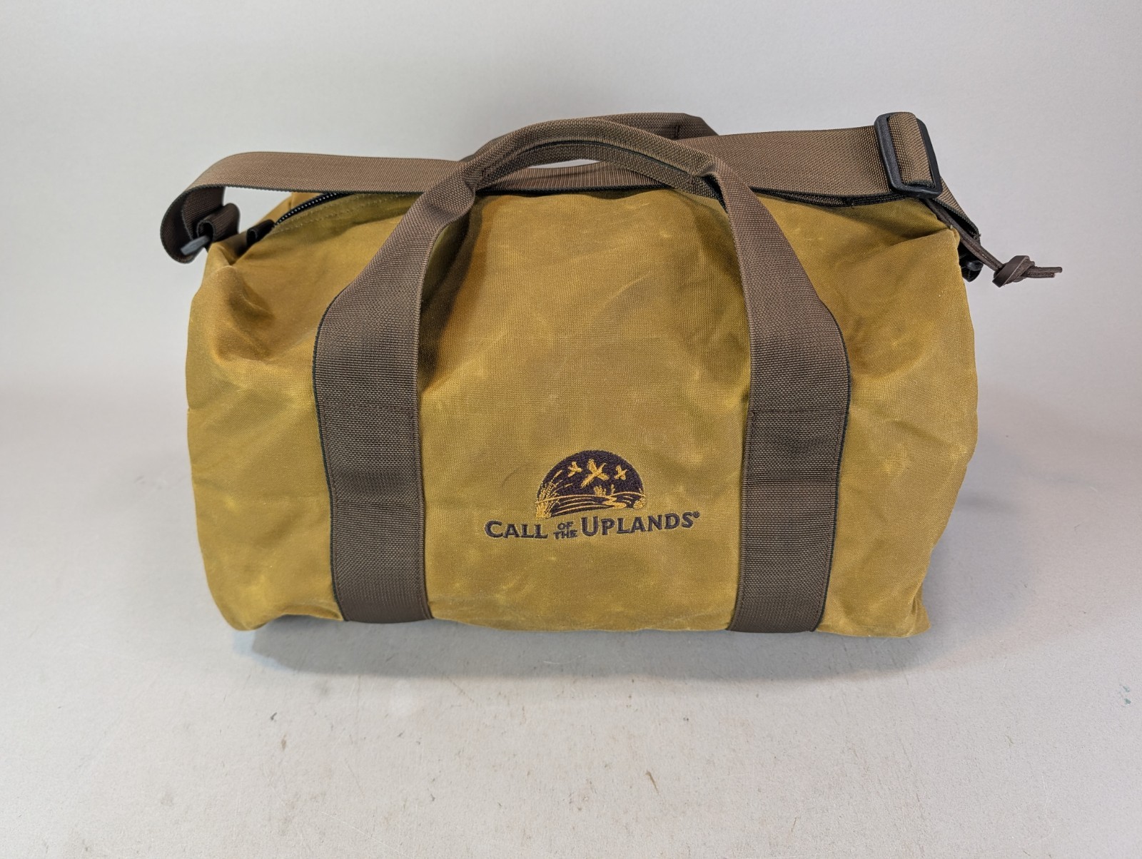 FILSON Small Field Duffel Bag Tin Cloth Khaki Quail Forever