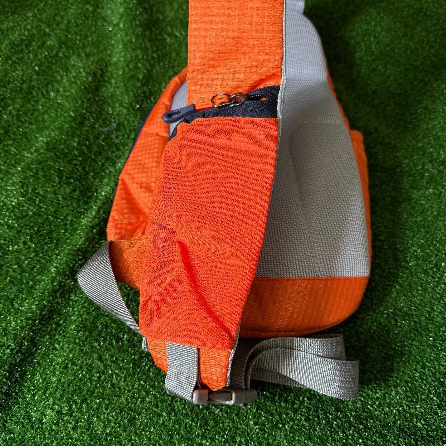 Apex Orange Ripstop Crossbody Bag Outdoor Hiking Camping Travel Sling Pack