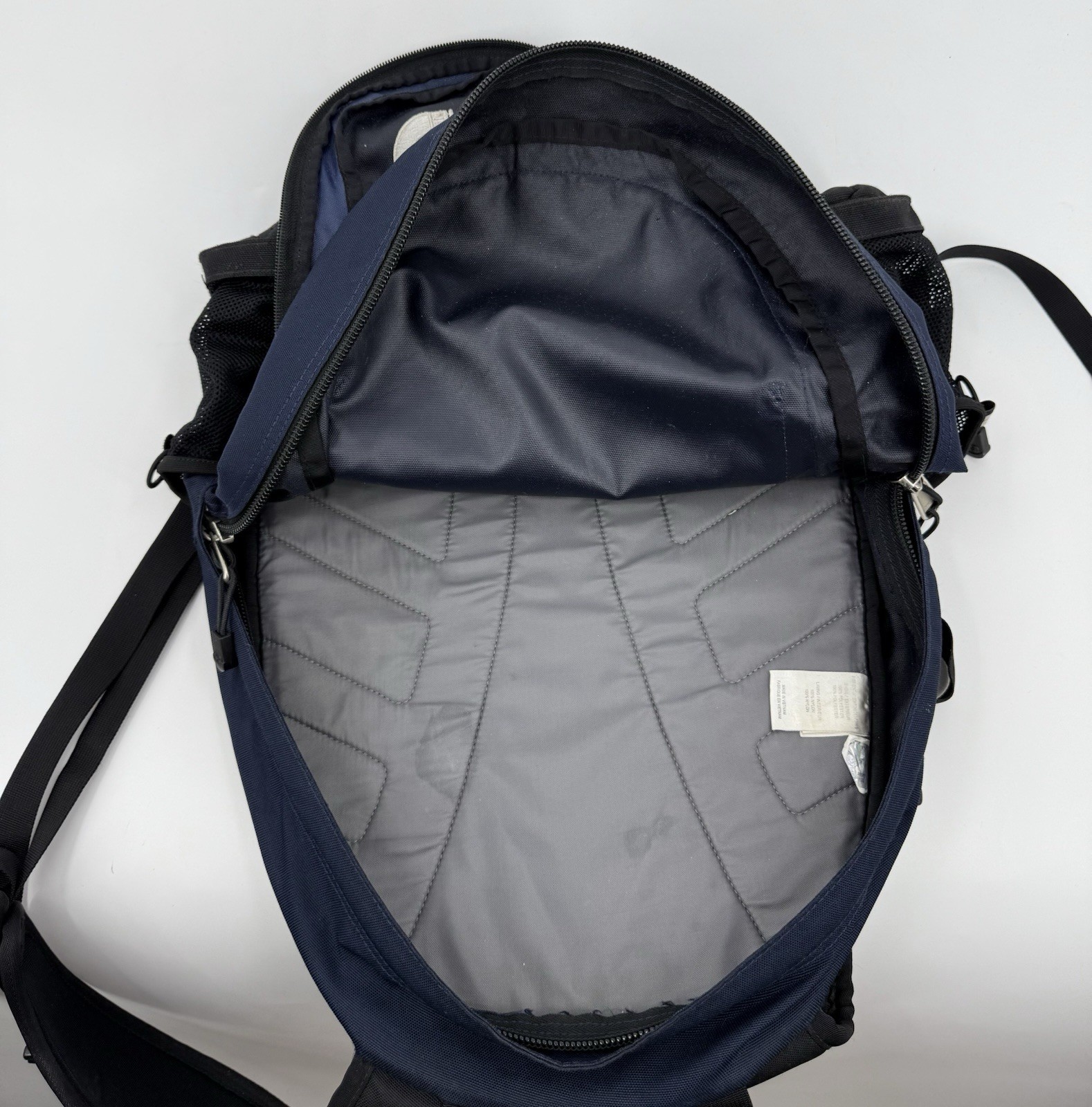 The North Face Jester Backpack Navy Blue And Black **DEFECTS READ PLEASE**