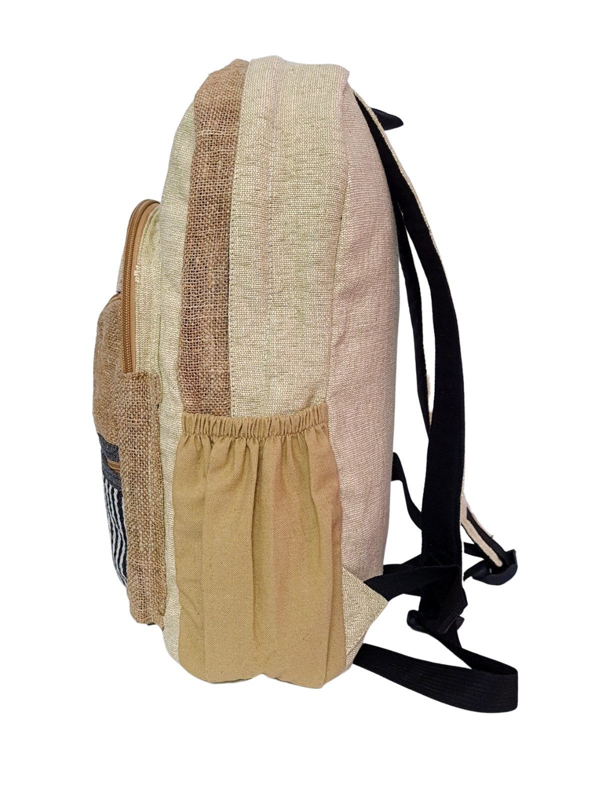 Boho Backpack Handmade Travel Ecofriendly Hemp School Bag Gym Festival Hippie