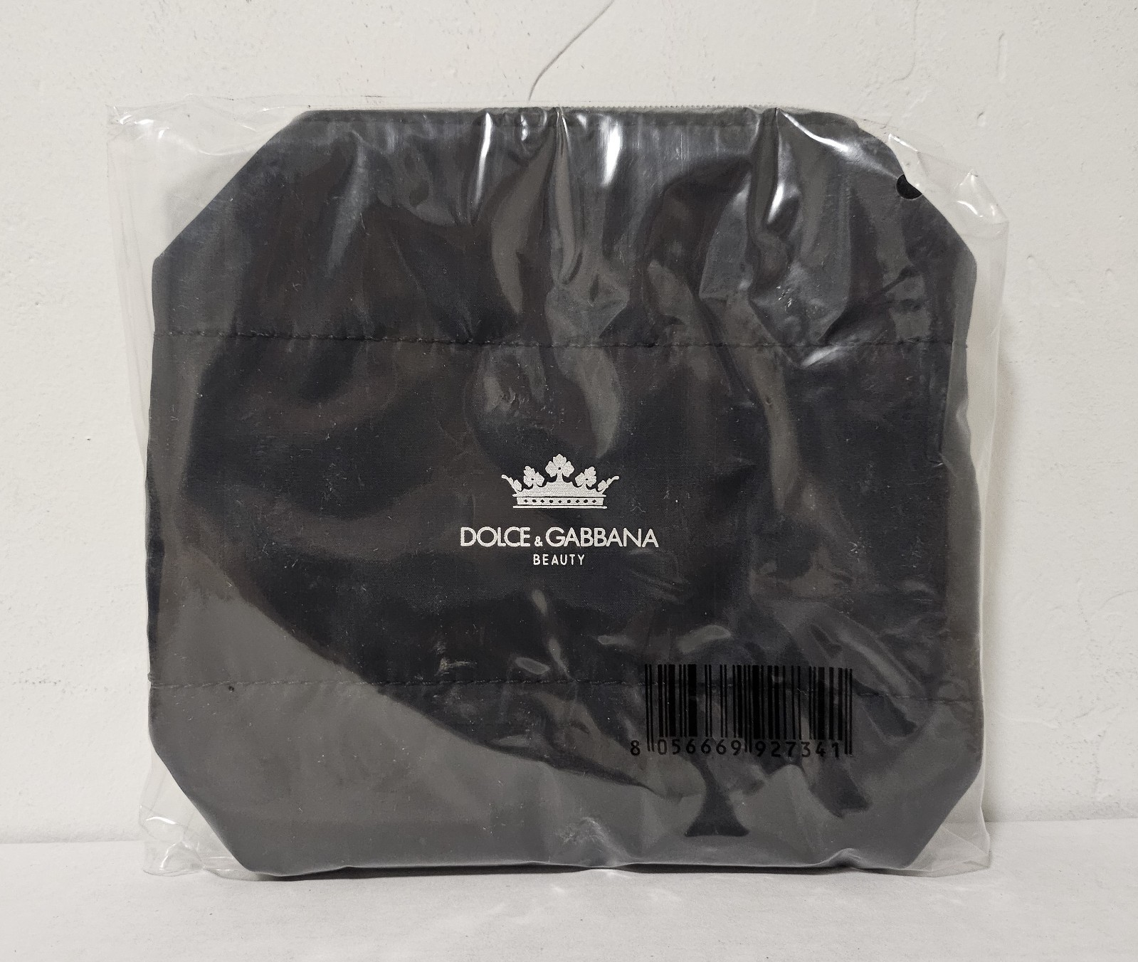 Dolce & Gabbana – Black Toiletry Bag Travel Pouch (Approx: 8″ X 5″ X 3″) – New