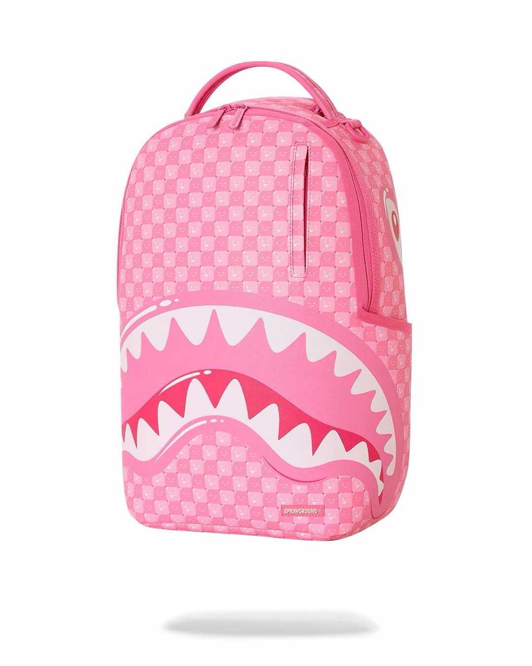 SPRAYGROUND LIMITED EDITION BACKPACK PINK NEW CHECK FACES SHINOBI SHARKS NEW TAG