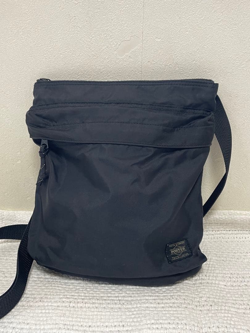 PORTER Yoshida FORCE Shoulder Bag Black Japan Authentic