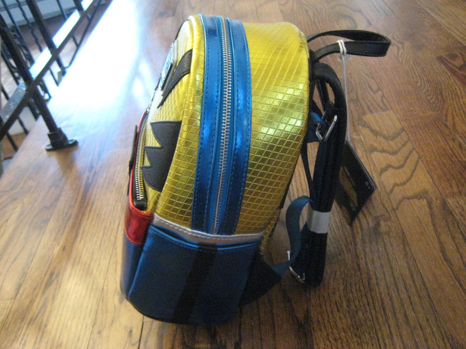 Loungefly Marvel X-Men Wolverine Metallic Shine Mini Backpack and Wallet Lot!