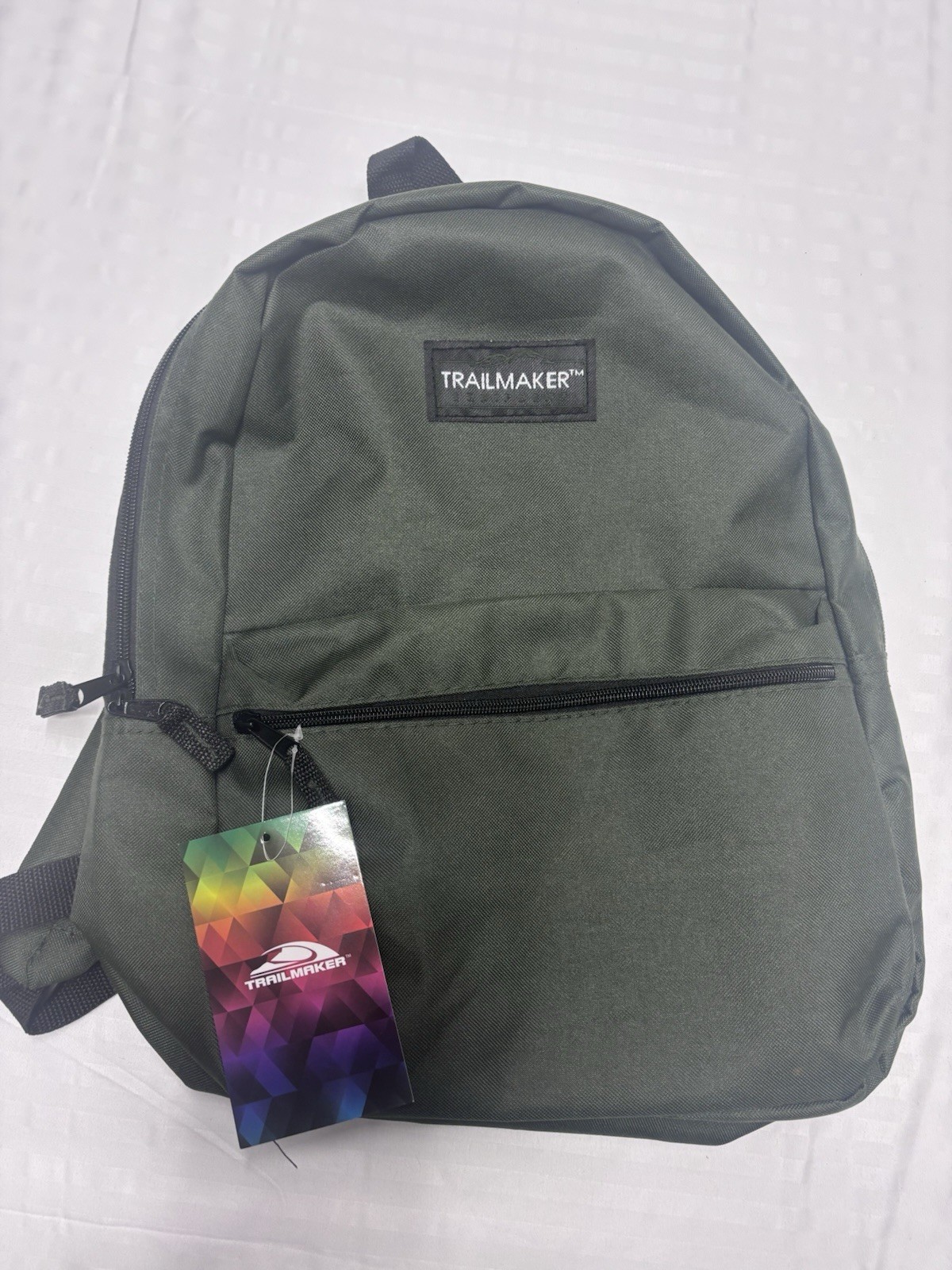Trailmaker Backpack Green Classic Lightweight School Travel 16.5″ NWT