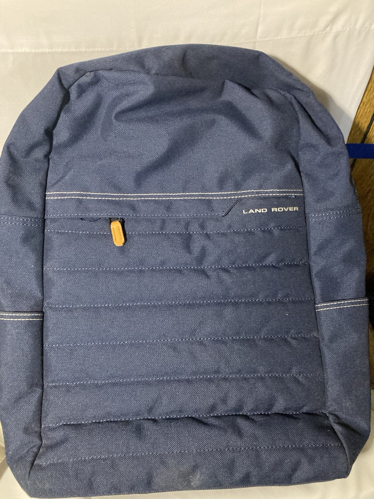 Land Rover Blue Solid Backpack Zip Closure Adjustable Shoulder Strap Unisex